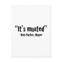 It's munted post cards