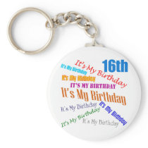 It's My 16th Birthday Gifts Key Chains