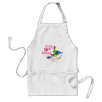 It's My 16th Birthday (Party Hats) Aprons