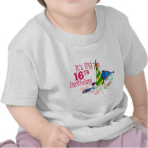 It's My 16th Birthday (Party Hats) T-shirts