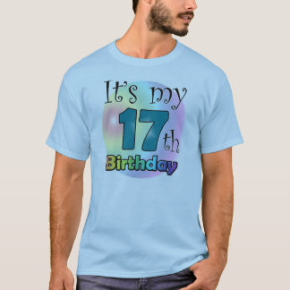 happy 17th birthday shirt