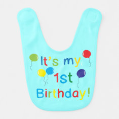   It's my 1st Birthday! Baby Bibs