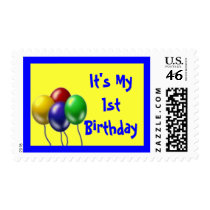 It's My 1st Birthday postage