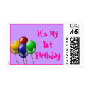 It's My 1st Birthday postage