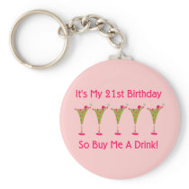 It's My 21st Birthday Keychains