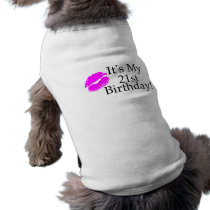 Its My 21st Birthday (Kiss) Dog Clothing