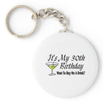 It's My 30th Birthday Keychains