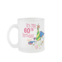 It's My 60th Birthday (Party Hats) Mugs