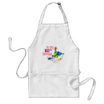It's My 80th Birthday (Party Hats) aprons by LushLaundry It's My 80th Birthday (Party Hats) aprons