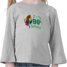 It's My 90th Birthday (Balloons) Tshirts