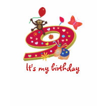 It's my 9th birthday t-shirts