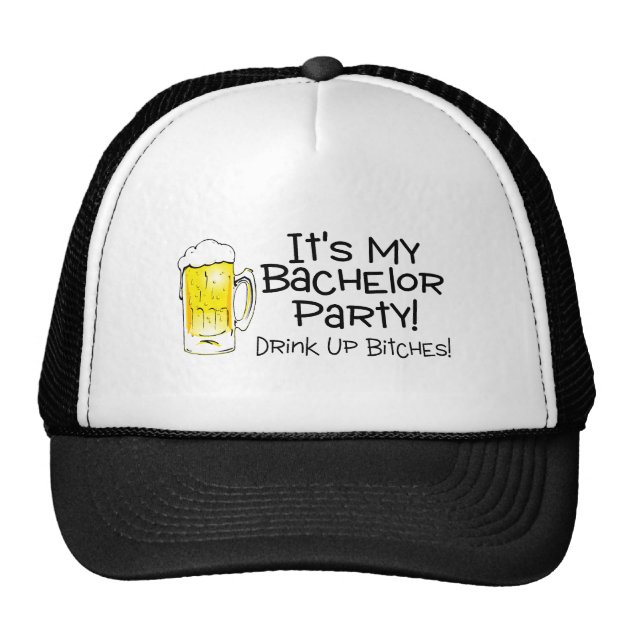 Its My Bachelor Party Beer Trucker Hat 1/1