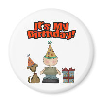 Its my birthday (BOY) magnets