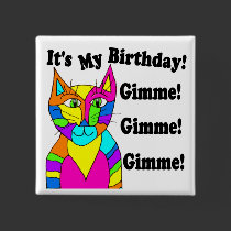 It's My Birthday Button