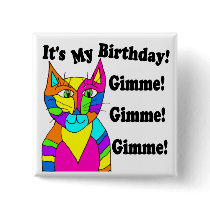 It's My Birthday Button by Victoreeah It's My Birthday Button