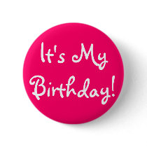 It's My Birthday! buttons