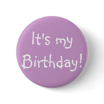 It's my Birthday! buttons