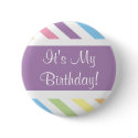 It's My Birthday! buttons