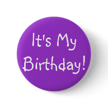 It's My Birthday! buttons