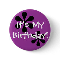 It's My Birthday! buttons