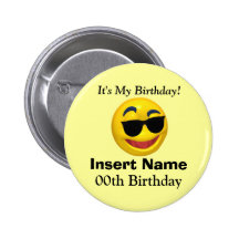 It's My Birthday Button