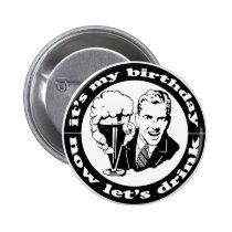 It's My Birthday buttons
