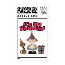 Its my birthday (GIRL) stamps