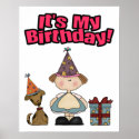 Its my birthday (GIRL) print