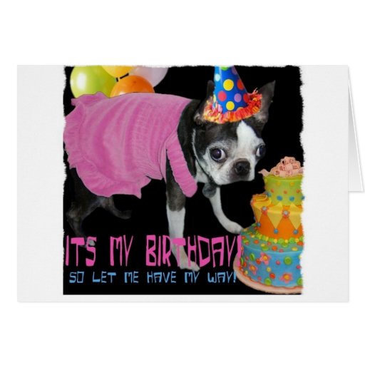 ITS MY BIRTHDAY GREETING CARD