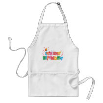 It's My Birthday Letters Apron