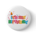 It's My Birthday Letters Button