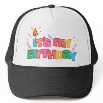It's My Birthday Letters Hat