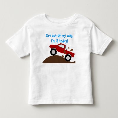 It's My Birthday Monster Truck Tshirt
