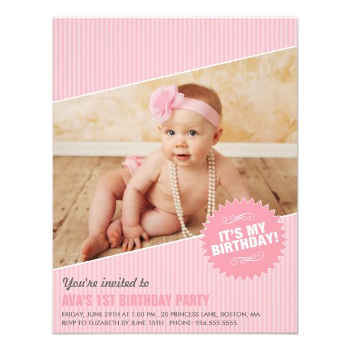 IT'S MY BIRTHDAY! PERSONALIZED INVITES