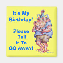 IT'S MY BIRTHDAY! REFRIGERATOR MAGNETS