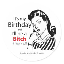 Its My BIrthday Sticker
