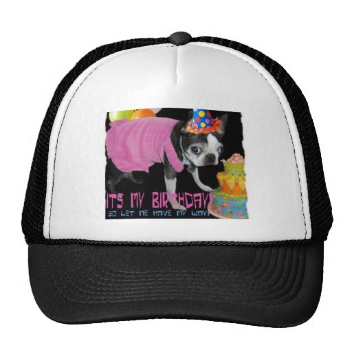 ITS MY BIRTHDAY TRUCKER HAT Zazzle