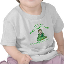 It's My First Birthday St Patricks Day Products t-shirts