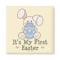 It's My First Easter Bunny Magnet by HolidayTeesGifts It's My First Easter Bunny Magnet