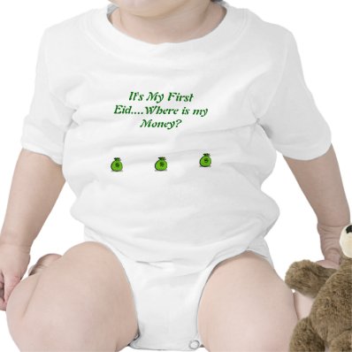 It's My First Eid for 6Months olds Rompers