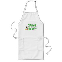 It's never too late to escape the Gates of hell Aprons