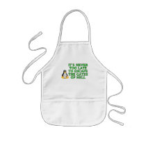 It's never too late to escape the Gates of hell Aprons