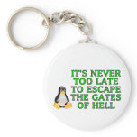 It's never too late to escape the Gates of hell Keychains