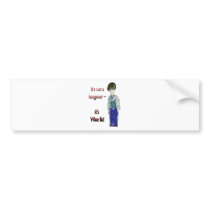 It's not a Hangover, it's Wine flu! humorous Gifts Bumper Sticker
