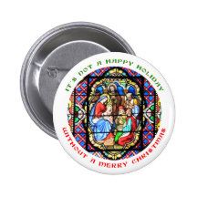 It's Not a Happy Holiday without a Merry Christmas Button