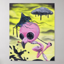 artsprojekt, coallus, michael, banks, flaming, sunny, florida, umbrella, lowbrow, creepy, cute, big, eye, art, simple eye, United States, gamp, situation comedy, oculus sinister, FX (TV channel), fine art, Public house, ocellus, Comedy Central, everglade state, broadcast syndication, naked eye, WGN  America, sensory receptor, Rob McElhenney, sense organ, Glenn Howerton, anti-intellectual, Charlie Day, plebeian, South Philadelphia, pleb, Pennsylvania, artificial flower, engineering science, Poster with custom graphic design