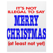 It's Not Illegal To Say Merry Christmas letterhead
