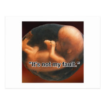 "It's not my fault!" Postcards