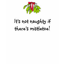 It's not naughty if there's mistletoe! t-shirts by FripperyFarm It's not naughty if there's mistletoe! t-shirts
