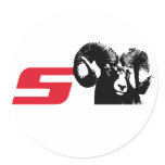 Its Not Pronounced Es-Ram Round Stickers